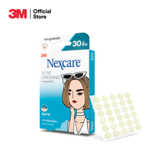 3M Acne Dressing Patch แผ่นดูดซับสิว รุ่นบาง เรียบเนียน 30 ชิ้น [PC]