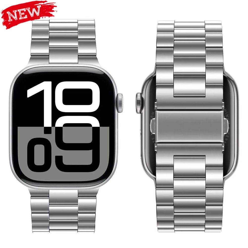 Stainless Steel Strap for Apple Watch Ultra 2 Band 46mm 49mm 40mm 44mm 42mm 41mm 45mm Bracelet IWatc