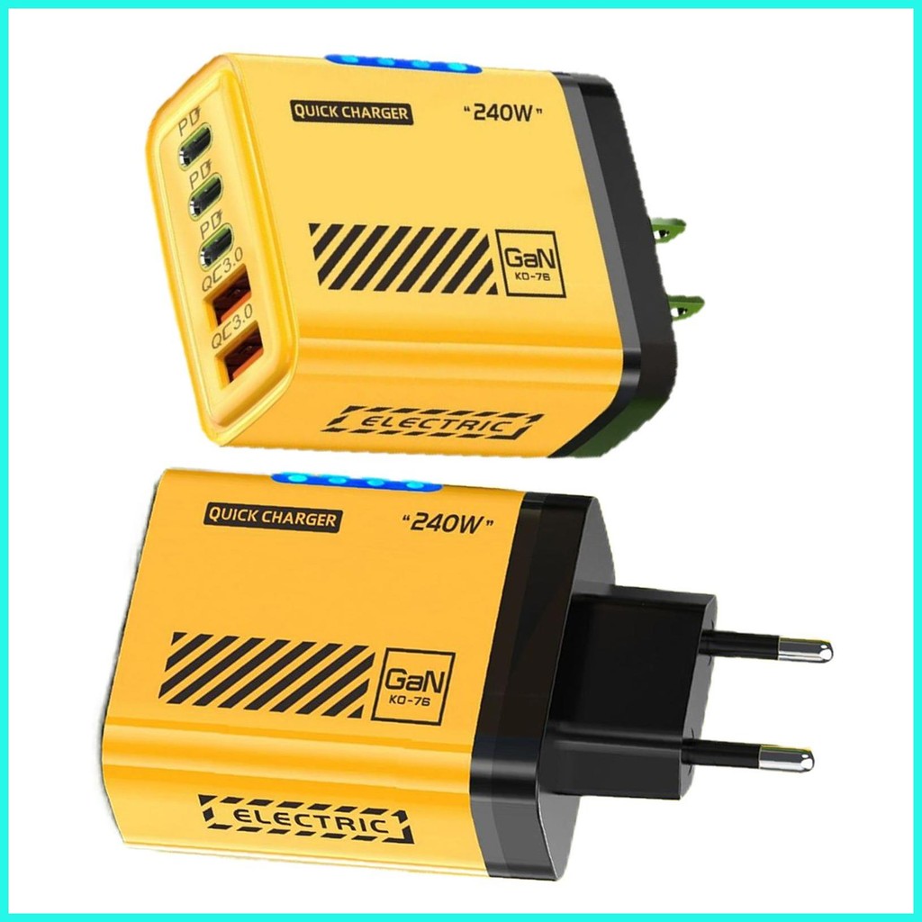 USB Charger Block 5-Port Wall Plug Station Charger หลาย Outlet ชาร์จ Cube Station สําหรับห้องนั่งเล่