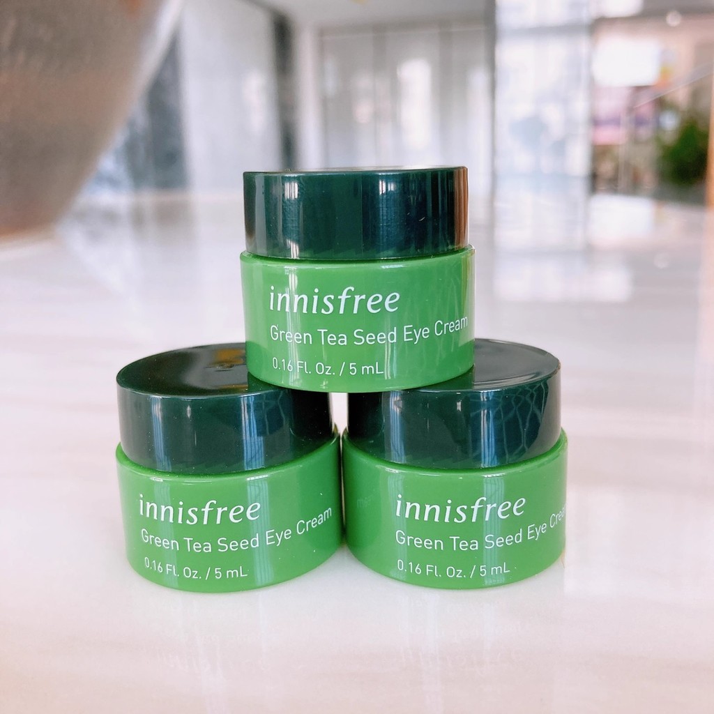 Preferred#Innisfree Green Tea Seed Extract Moisture Essence Eye Cream5ml*3bottle Firming and Lighten