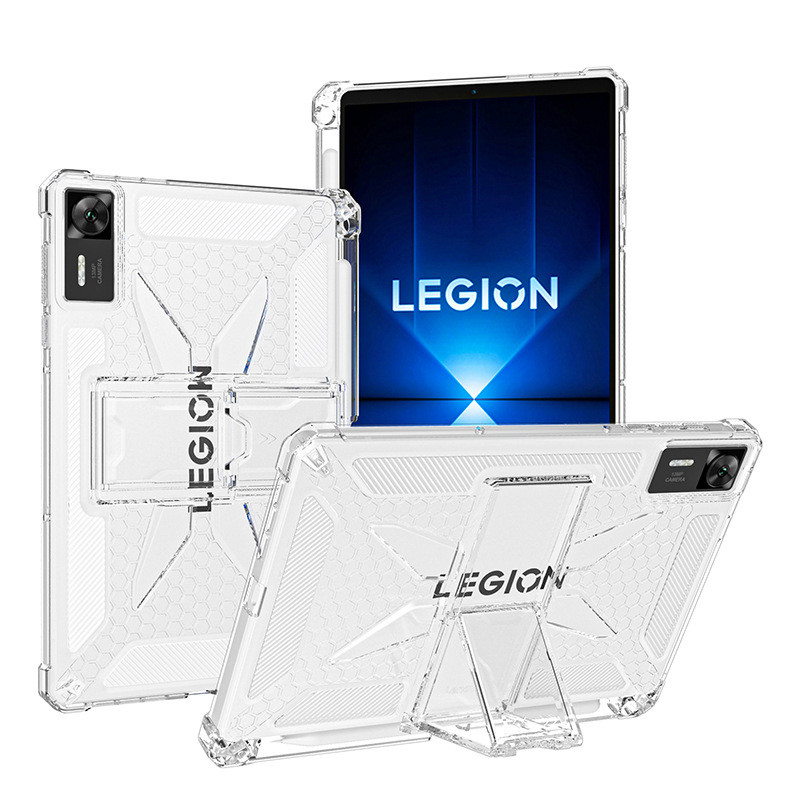 พร้อมขาตั้งโปร่งใส TPU สําหรับ Lenovo Xiaoxin Pad 11 2024 TB331FC M11 B11 11 นิ้ว Legion Y700 4th 8.