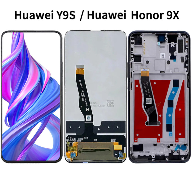 Original สําหรับ Huawei Y9S/H uawei Honor 9X LCD STK-LX1 หน้าจอสัมผัส 9X PRO HLK-L41 L42 จอแสดงผลพร้