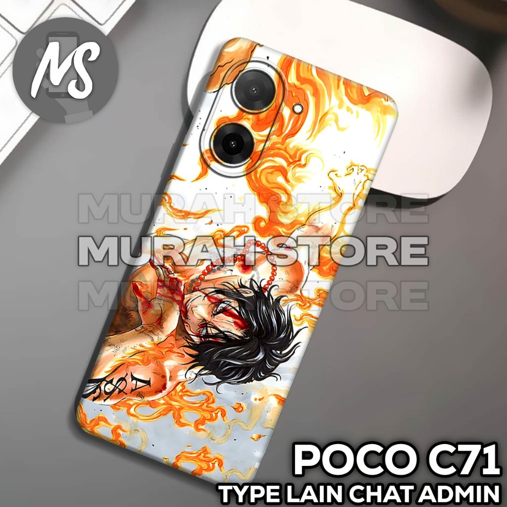 ยาง POCO C71 Softcase /MS3 / เคส Anime motif / POCO C71 / เคส POCO C71 / ซิลิโคน