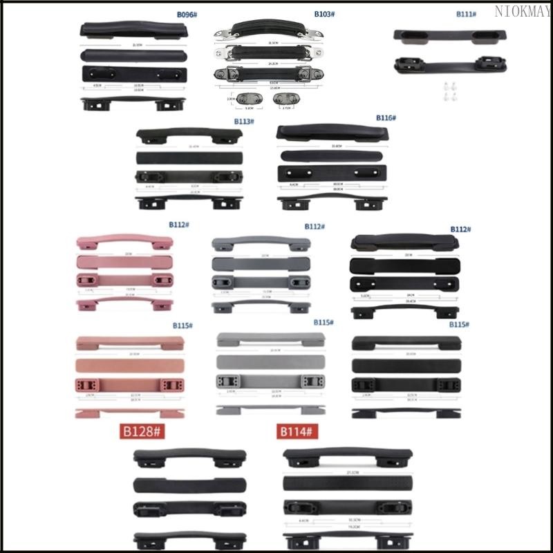 NIOK 1PC ที่จับพลาสติกยืดได้สำหรับกระเป๋าเดินทาง อุปกรณ์เสริม Handle Grip