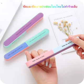 แถบขัดตะไบเล็บพิมพ์ลาย แถบขัดเงาหกด้าน เครื่องมือทำเล็บ แถบขัดเล็บ เครื่องเจียรเล็บ