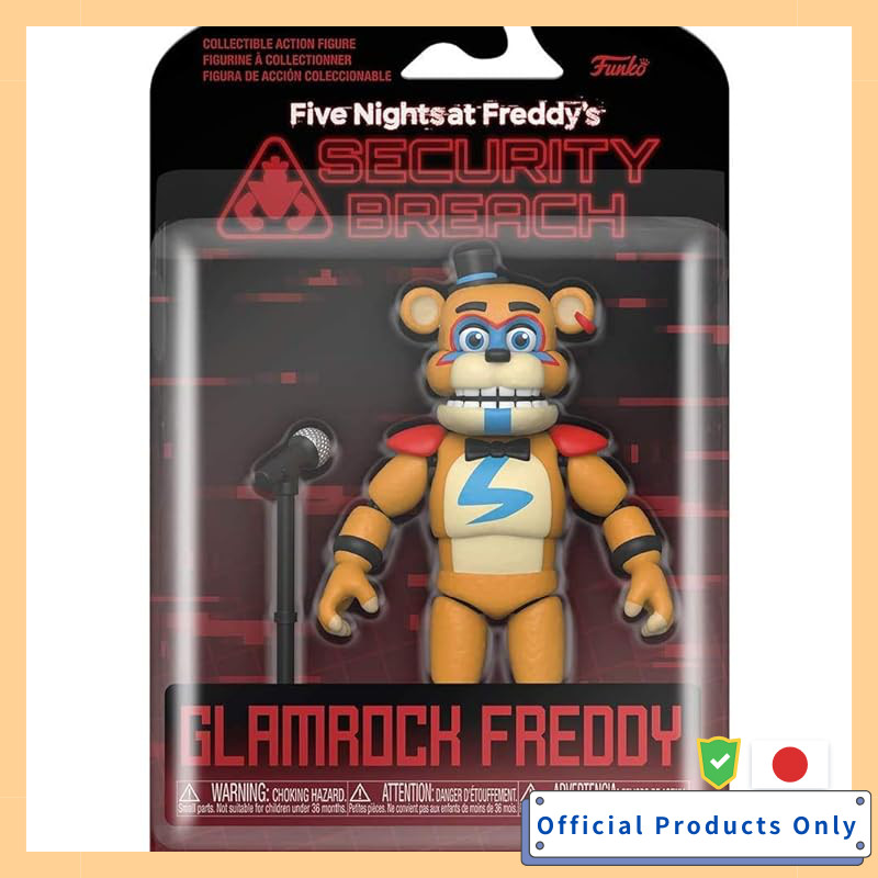 FIVE NIGHTS AT FREDDY'S : SECURITY BREACH FUNKO 5 INCH ACTION FIGURE GLAMROCK FREDDY