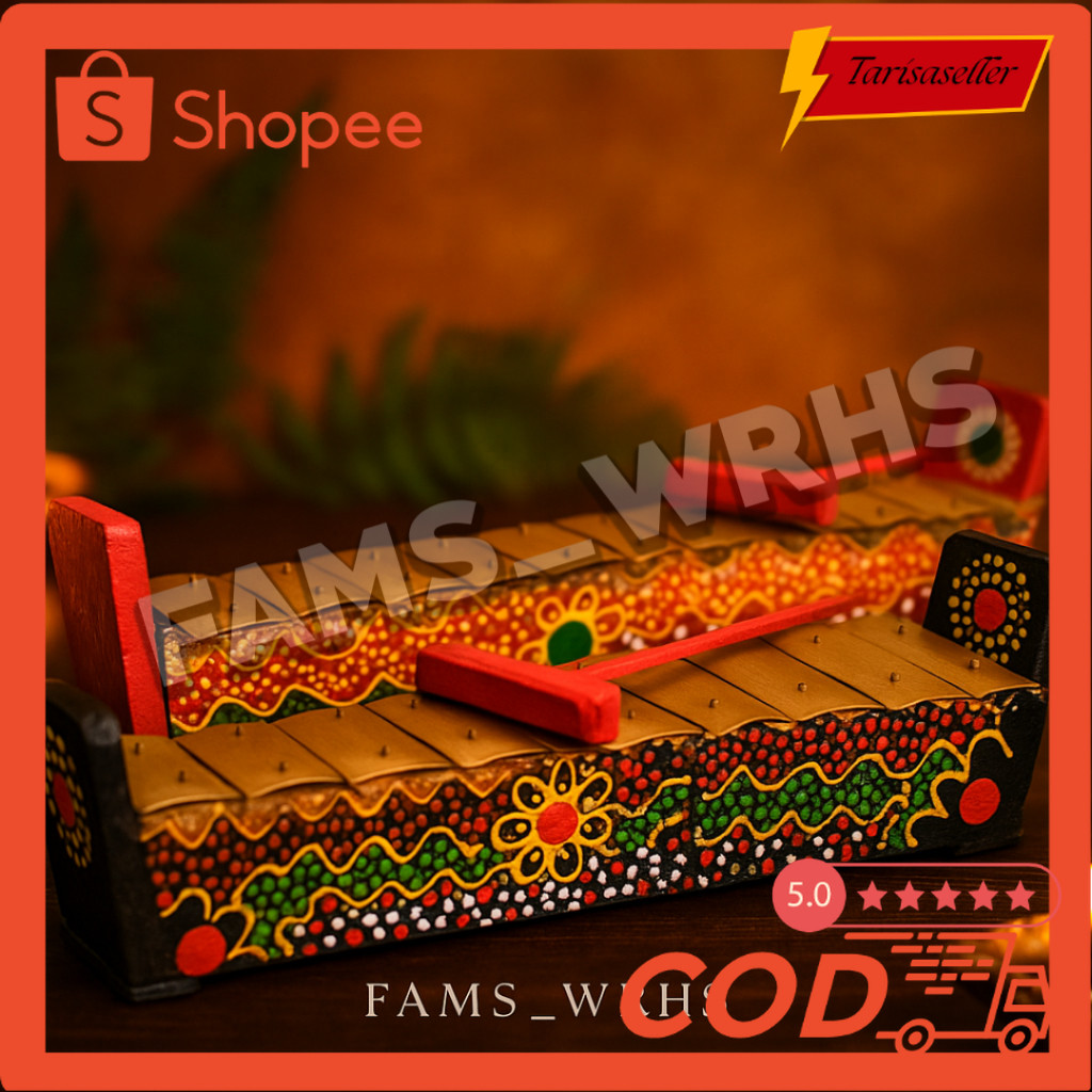 Xylophone 7/10 Blades Gamelan ของเล่นเด็กแบบดั้งเดิม พร้อมส่ง