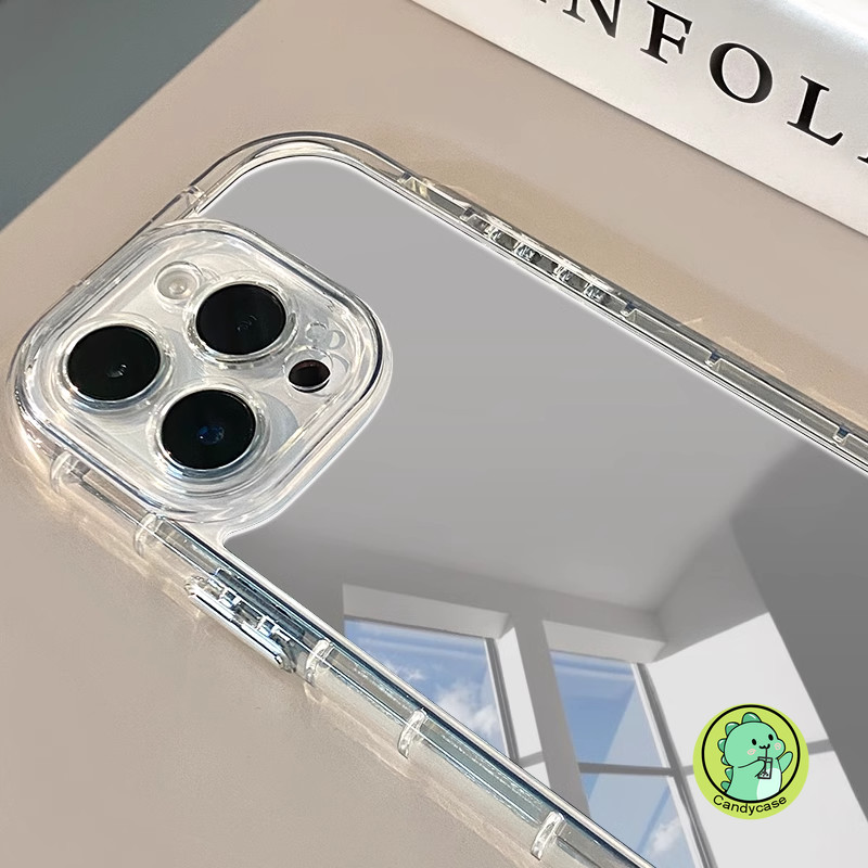 กระจกเคสโทรศัพท์สําหรับ iQOO 13 12 9 SE 7 Z10 Z10X Z9 Z9X Turbo Pro Z8 Z8X Z7 Z7i Z6 Lite Z5 Z5X Z3 5G 4G ฝาหลังน่ารักหรูหรานุ่มกันกระแทกปลอกใส ราคา ถูกที่สุด ดีลบีเคเค แกลเลอรีภาพที่ 3