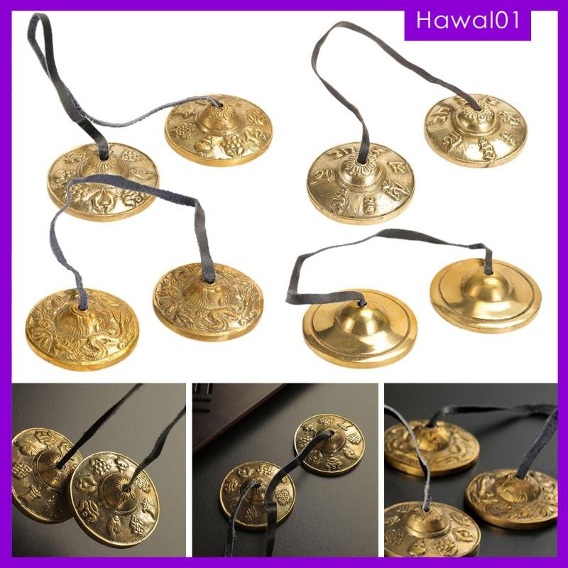 [ฮาวาย] Tingsha Cymbal Bell Yoga Awakening Bells 6.5 ซม. สําหรับครอบครัวและเพื่อนโยคะ