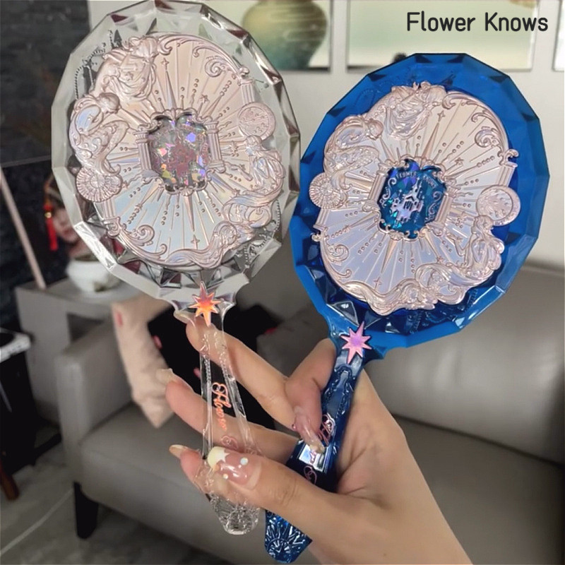 ดอกไม้รู้ช็อคโกแลต Wonder-Shop กระจกจับมือ Moonlight Mermaid Series กระจกมือ Face Makeup Holding Mirror