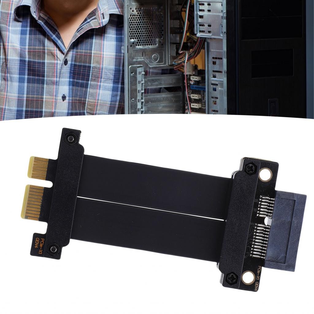 สายเคเบิลต่อขยาย henye-my Homairate PCIe 4.0 Lossless 180° GPU สําหรับการใช้งาน AI (5 ซม.)