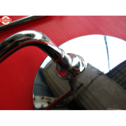 "CHROME" SIDE MIRROR SET Fit For SUZUKI PE175 DS185 GT185 DS185 DS185N กระจกมองข้าง ชุโครเมี่ยม คลาส