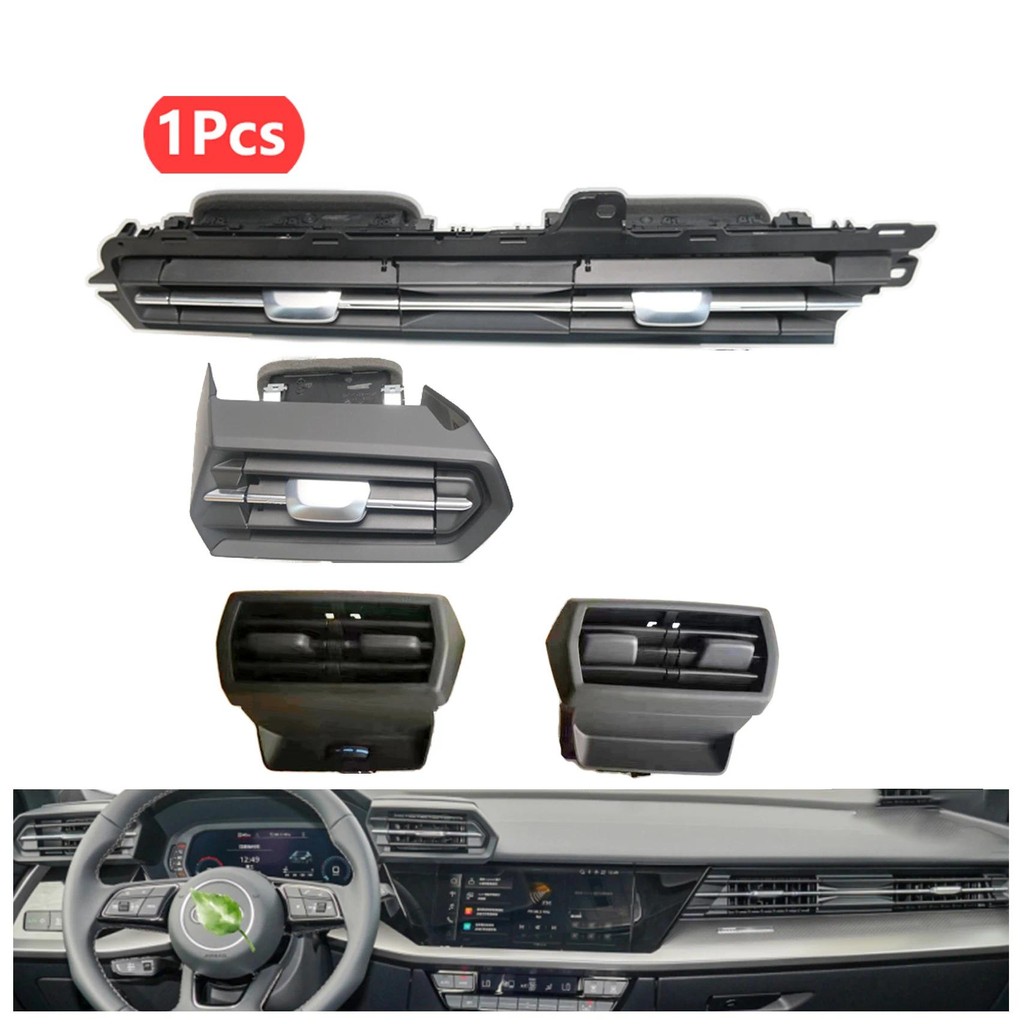 Ruili340 สําหรับ Audi A3 A3L 8Y 8Y1 820 902A Air conditioner outlet Dashboard Air Vents เครื่องมือแผ