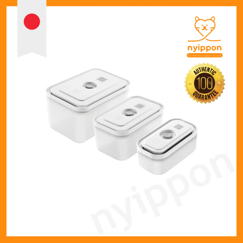 Zwilling J.A. Henckels ZWILLING "Fresh & Save Vacuum Plastic Container Set of 3 Sizes" Airtight Stor