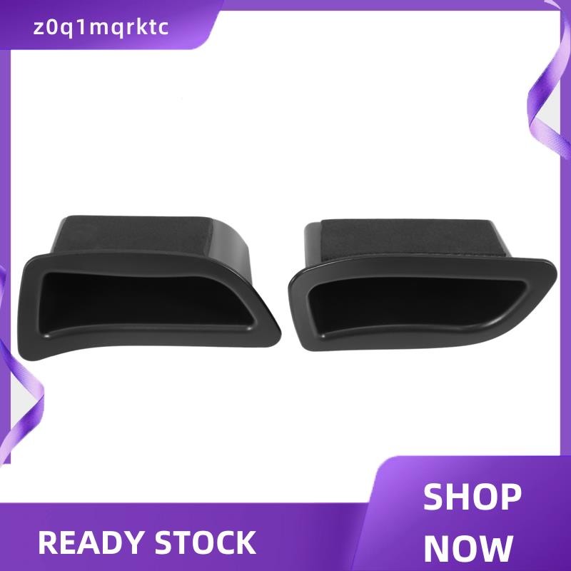 z0q1mqrktc 2 ชิ้น/เซ็ตสีดําด้านหน้าประตู Handle กล่องเก็บคอนเทนเนอร์ถาดรถอุปกรณ์เสริมสําหรับ V40 V40