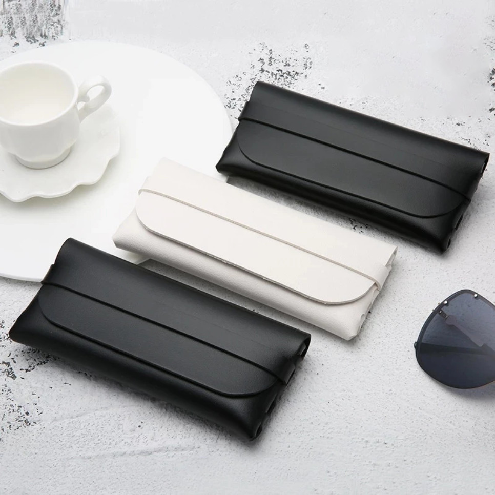 Novvia 5pcs[ส่งจากกทม] กล่องใส่แว่นแฟชั่นเกาหลี แว่นตา กระเป๋าหนังนิ่ม ทรงสี่เหลี่ยมผืนผ้า สําหรับใส่แว่นตาอ่านหนังสือ 4