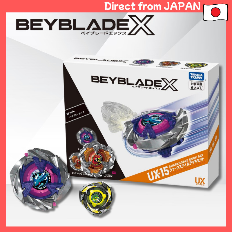 BEYBLADE X UX-15 Shark Scale Deck Set