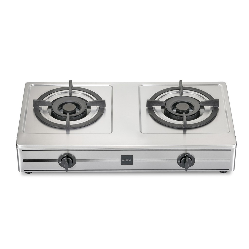 LOCAL789 MEX เตาแก๊สชนิดตั้งโต๊ะหน้าสเตนเลส 2 หัวเตา รุ่น PC5672GX ร้านอยู่ในไทย