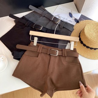 ส่งไวจากไทย🤎ใหม่!กางเกงขาสั้นผู้หญิง Short Pants ผ้าโรเชฟ กร…