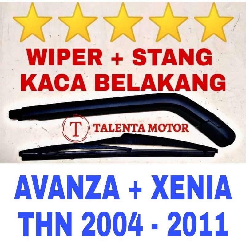 WIPER + HANDLEBAR / REAR WINDOW FAN HANDLE AVANZA + SENIA OLD 2004 - 2011