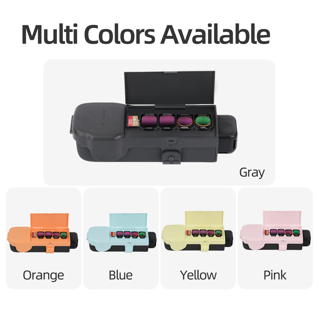 Sunnylife อัพเกรดฝาครอบด้านบนพร้อมตัวกรองเลนส์สําหรับ DJI Osmo Pocket 3 Anti-Fall ฝาครอบป้องกันพร้อมอุปกรณ์เสริมกล้อง Lanyard ราคา ถูกที่สุด ดีลบีเคเค แกลเลอรีภาพที่ 2
