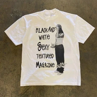 (COD+จัดส่ง 12 ชั่วโมง)BOOM เสื้อยืด Unisex, แมวเก้าที่เรียบง่ายน่ารักพิมพ์เสื้อยืดแขนสั้นหลวม