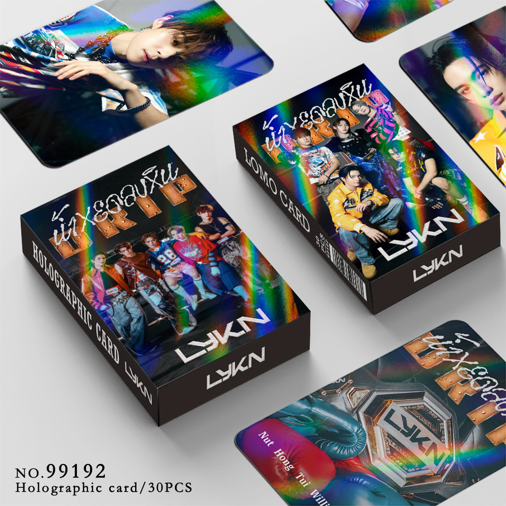 GMM TV LYKN Laser Lomo Card Photocard 30 ชิ้น/กล่อง