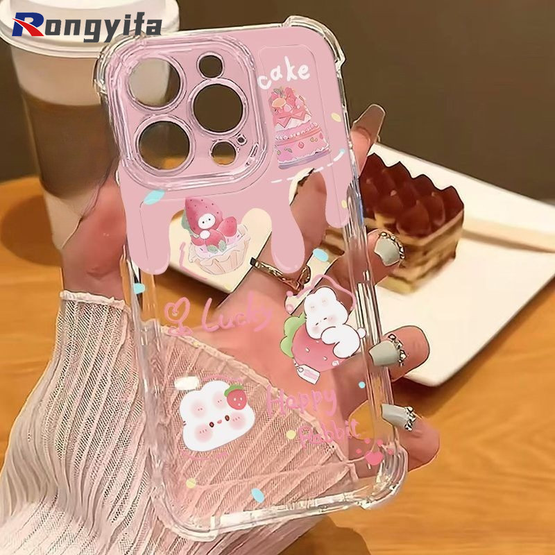 การ์ตูนกระต่ายเคสโทรศัพท์สําหรับRealme GT Neo 7 6 5 SE 3 2 2T GT7 GT6 GT5 GT3 GT2 Pro Master Q5X Q5 