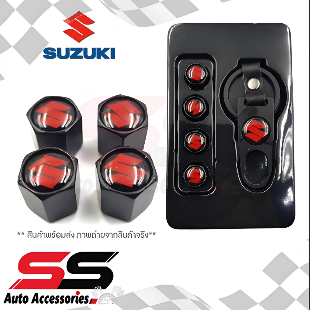 4 ชิ้น / ชุดฝาครอบวาล์วยางสากลรถยนต์, เดดพูลอลูมิเนียมอัลลอยด์ จุกปิดลมยาง กันขโมย 4 ชิ้น สีเงิน/สีดํา Accessories