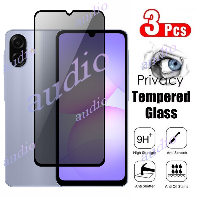 SAMSUNG สําหรับSamsung A07 5Gความเป็นส่วนตัวป้องกันหน้าจอกระจกนิรภัยป้องกันฟิล์มสําหรับSamsung Galax