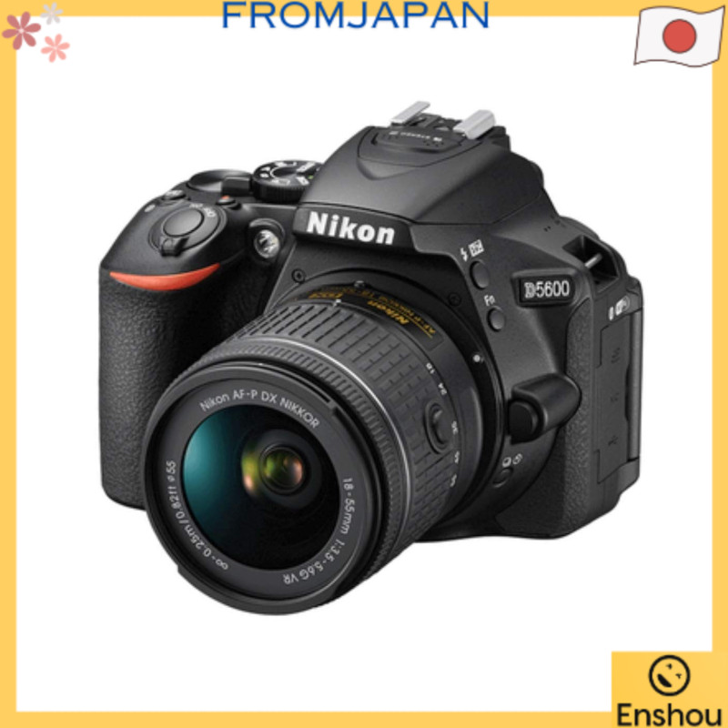 FromJapan[USED]Nikon Digital Single-Lens Reflex Camera D5600 AF-P 18-55 VR Lens Kit Black D5600LKBK