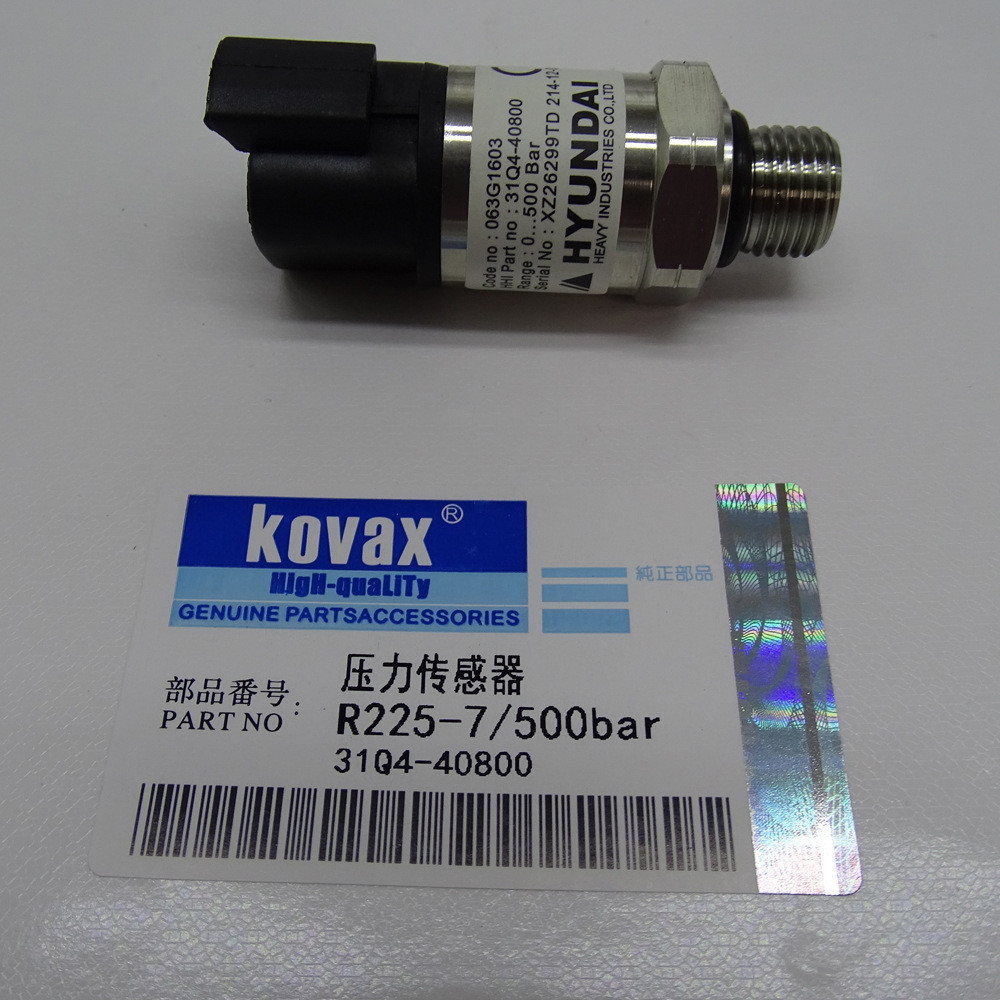 KOVAX อุปกรณ์เสริมเซ็นเซอร์ความดัน R225-7 R305-7/500bar 31Q4-40800 อุปกรณ์เสริมรถขุด