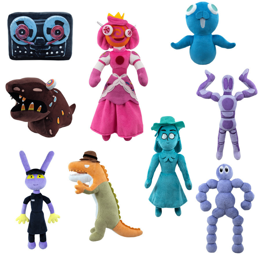 Amazing Digital Doll Circus Pomni - Circus Animation Clown Plush Toys สําหรับของขวัญเด็กชายและเด็กหญ