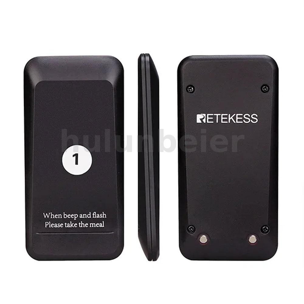 ระบบโทรไร้สาย 16 ที่รองแก้ว Buzzer Beeper 0RETEKESS TD157
