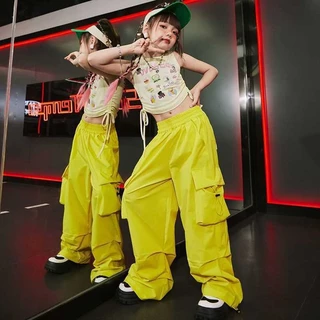 กางเกง Hip Hop สำหรับเด็ก ทรงหลวม สไตล์แฟชั่น เหมาะสำหรับใส่เล่นๆ