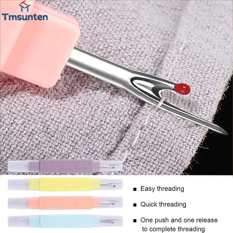 Tm ที่สนเข็ม 2in1 ที่เลาะผ้า/อุปกรณ์สนเข็ม 2อิน1 ที่เกี่ยวด้าย(ราคาต่อ1ชิ้น/คละสี) - รูปที่ 7