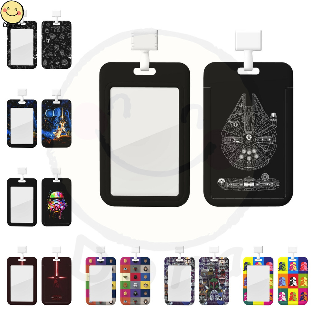 Star Wars Lanyard สําหรับ ID บัตรเครดิตธนาคารฝาครอบป้ายพวงกุญแจธุรกิจโทรศัพท์ Charm Key Lanyard อุปกรณ์เสริม