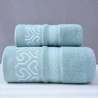 Cotton100% ผ้าเช็ดตัวอาบน้ำ+ผ้าเช็ดผม เนื้อผ้านิ่มมาก 4 สี