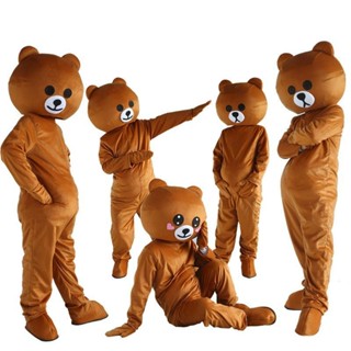 แบบสวมหัว/สําหรับตุ๊กตาหมีเดินเล่น/ลายการ์ตูนหมีน่ารัก/ชุดจั…