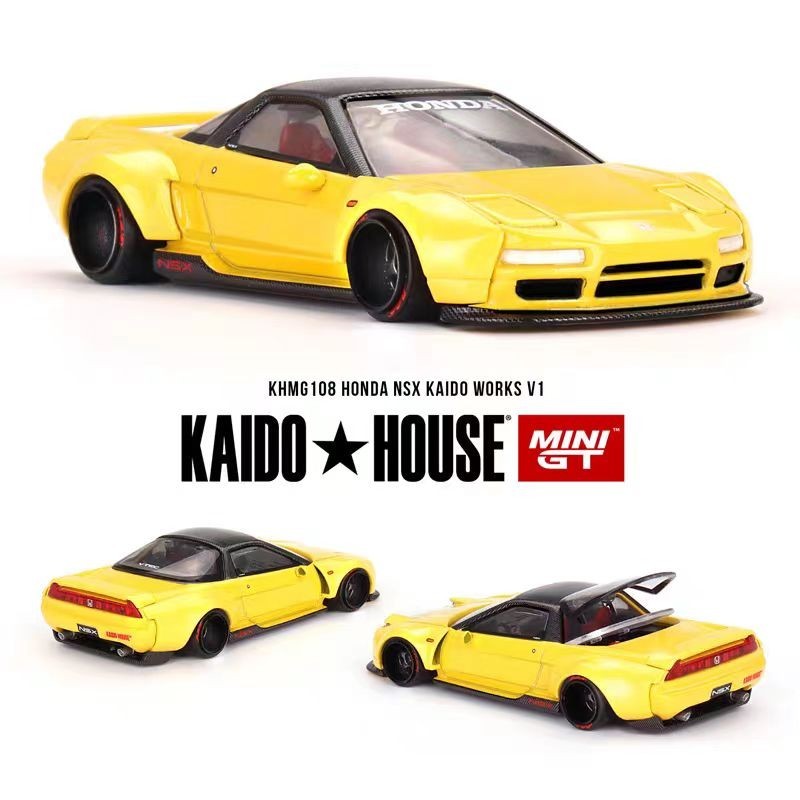 Kaido House+MINIGT 1: 64 Honda NSX V1 โมเดลรถโลหะผสม 108
