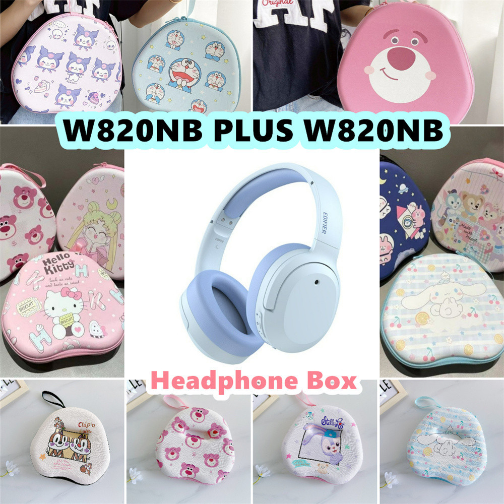 In Stock สําหรับ Edifier W820NB PLUS W820NB เคสหูฟังการ์ตูนชุดหูฟังกระเป๋าเก็บปลอกกล่อง