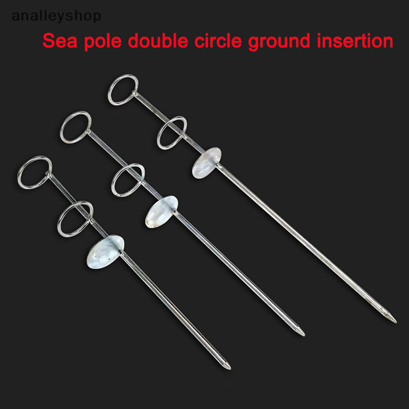 [Analleyshop] Sea Rod Holder Casg Rod Ground Plug 30/37/47 ซม.ผู้ถือ Simple Outdoor Fishing Rod Holder วงกลมคู่ Ground Plug Holder [th]