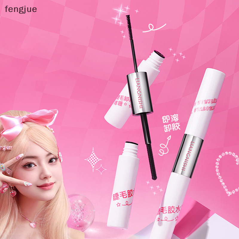 Fengjue Eyelash กาวอ่อนโยนธรรมชาติ Long-lasg Eyelash Non-irritag กาวกําจัด 2-in-1 TH