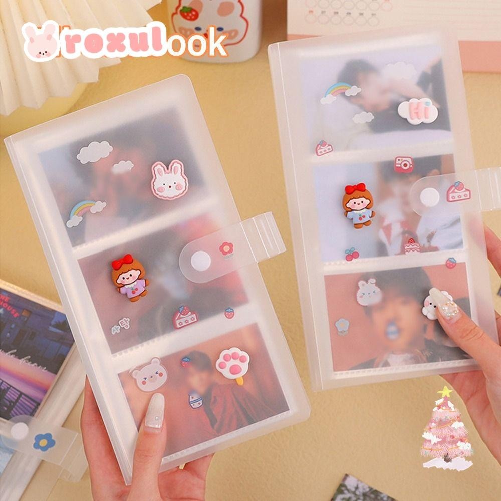 ที่ใส่การ์ดภาพถ่าย ROXUL, อัลบั้มรูปใส DIY, สมุดเก็บการ์ดรูปภาพ PVC