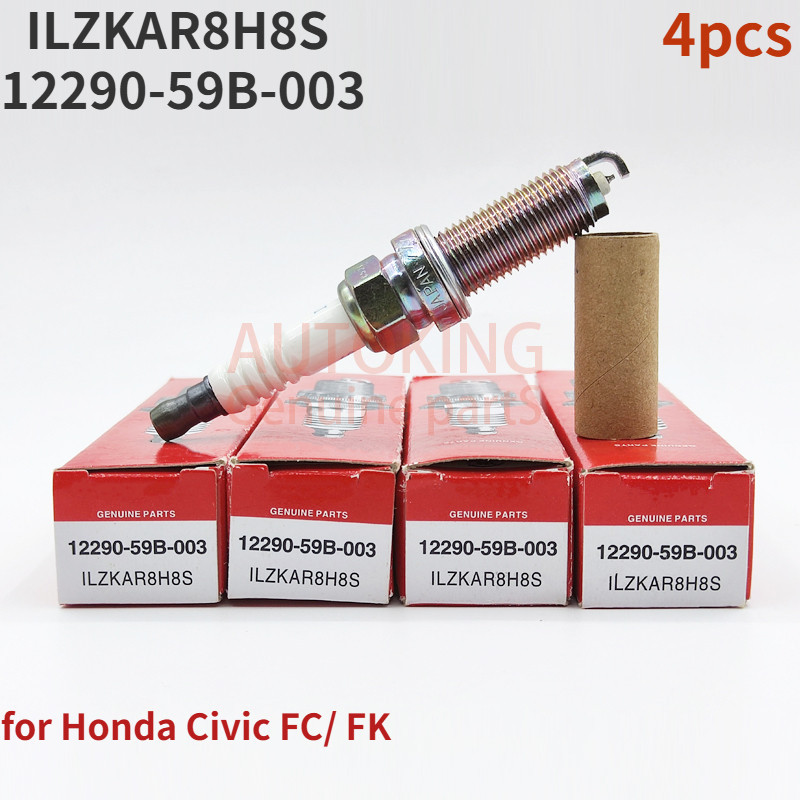 4 ชิ้น ILZAR8H8S 12290-59B-003 หัวเทียนอิริเดียมสําหรับ Honda Civic Accord URV 1.0T 1.5T