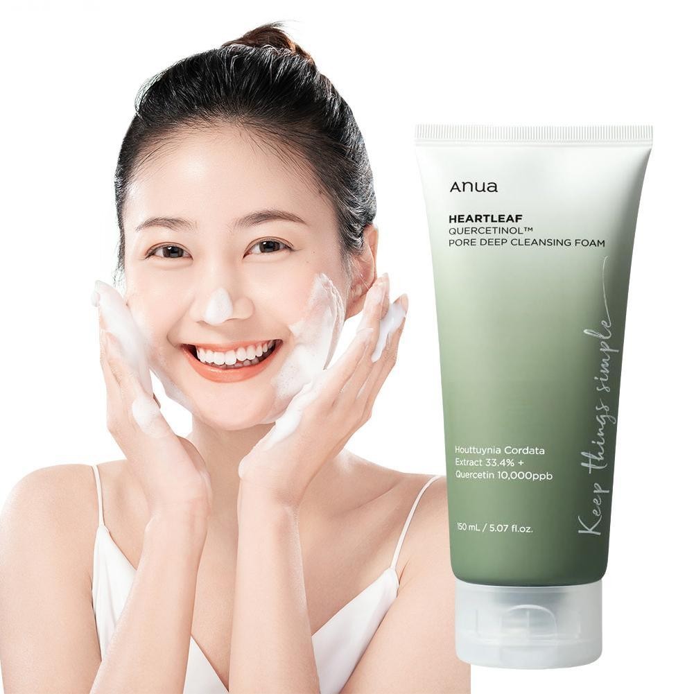Anua Heartleaf Quercetinol Pore Deep Cleanser Foam 150ml A9
