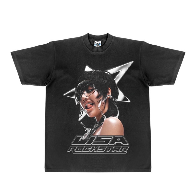 【HOT】lisa rockstar เสื้อผ้าฟอก ผ้าเฟดbio.