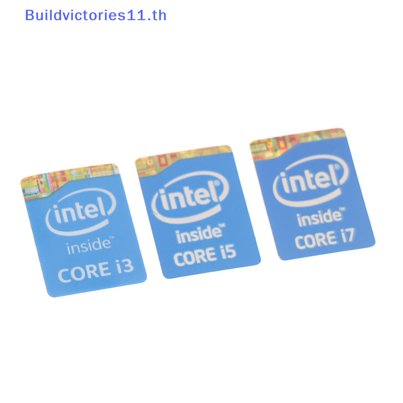 Buildvictories11 5 ชิ้น 4th Generation Intel Core I3 I5 I7 ป้ายสติกเกอร์โน้ตบุ๊คตกแต่ง TH