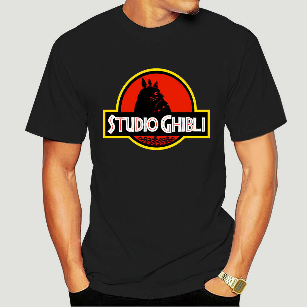 เสื้อยืดสีดำผู้ชาย Studio Ghibli