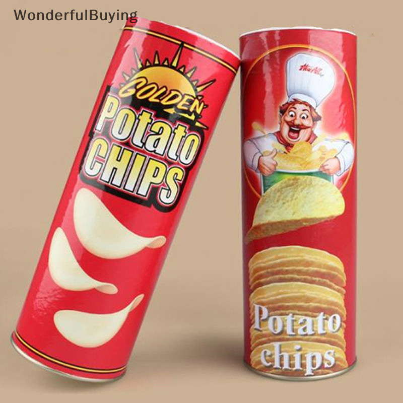 Wbth มันฝรั่งทอดกระป๋องงูปลอม เมษายน Fool Day ตลกแปลก Prank Trick ของเล่น Vary